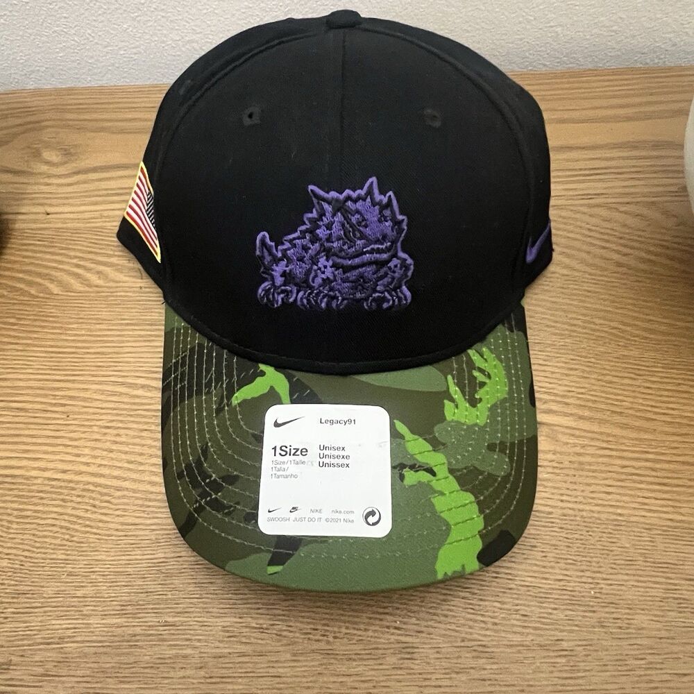 TCU Horned Frog Nike Trucker Hat Camo Salute To Service Legacy91  College Sports